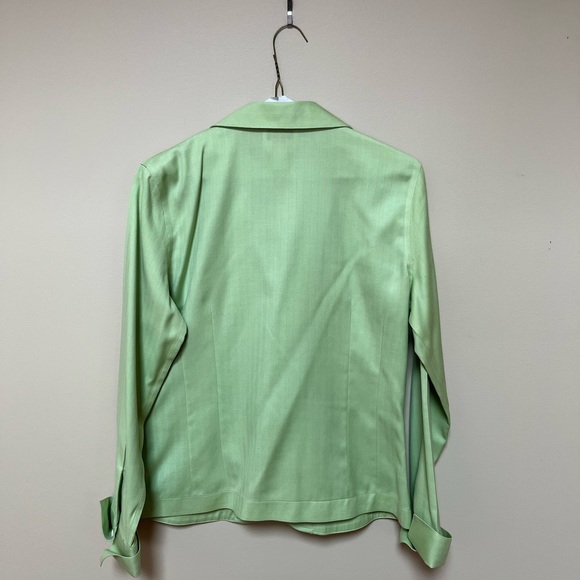 Talbots | Green Button-Up - Picture 2 of 4